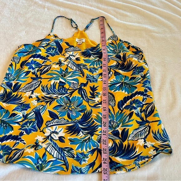 J Crew Women's Floral scalloped cami top size 10 - Picture 6 of 9